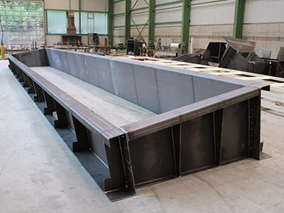 Einwurfschacht für eine Bunkeranlage